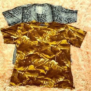 Short sleeve two tops.